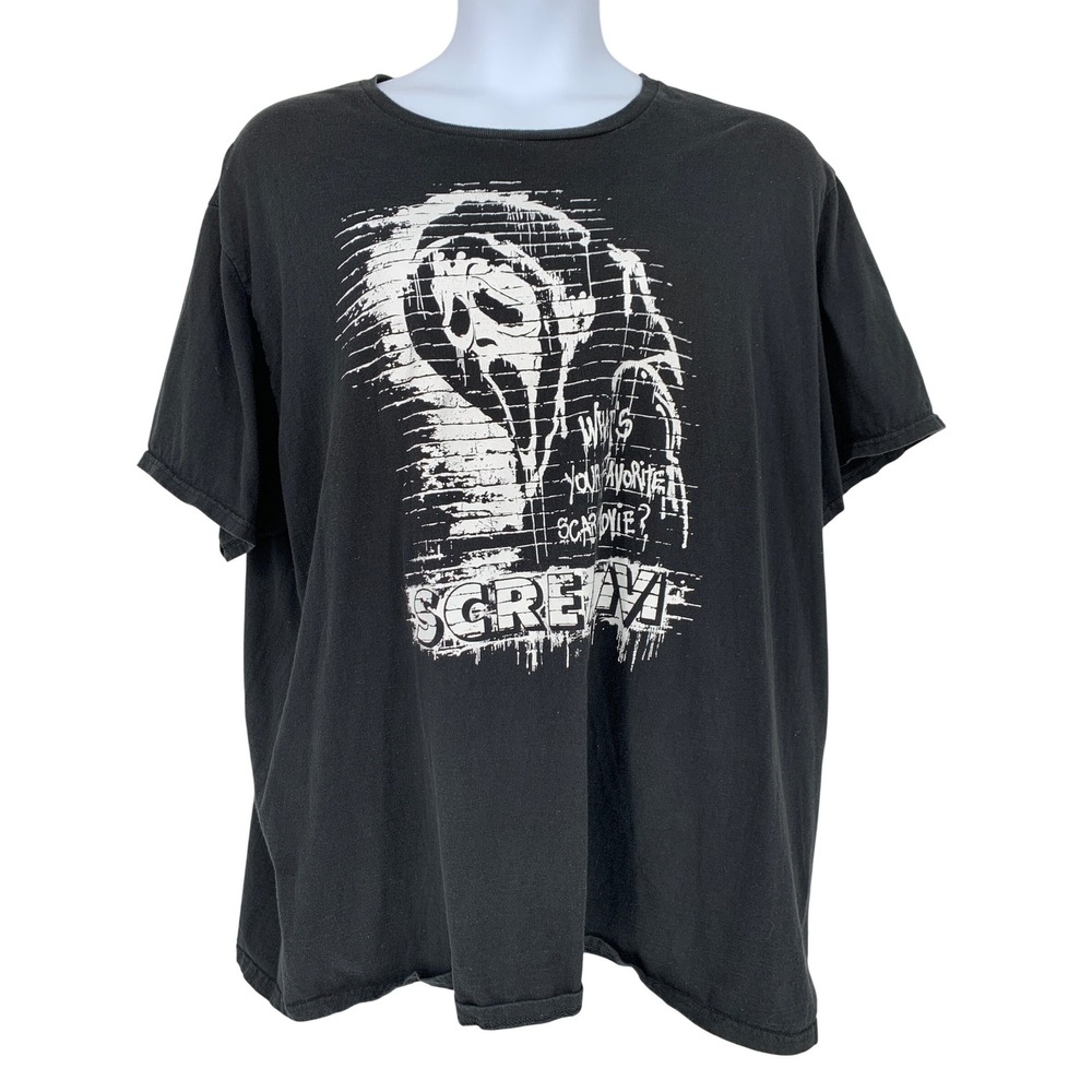 Scream Ghostface Graphic Tee Cotton Horror Movie Goth Grunge 3XL
